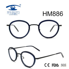 Fashion Style Vintge Round Rim Acetate Eyeglasses (HM886)